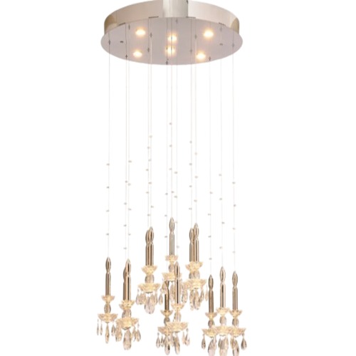 Crystal Chandelier Luxury Design 85x85x27 cm Golden Color | Abyat Company