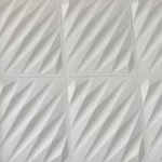 3D Wall Decorations, Size 50x50 cm, White Color | Zakharef Company