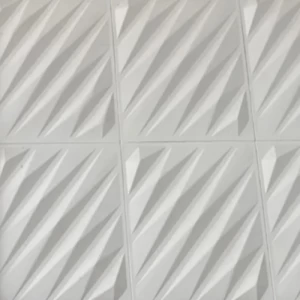 3D Wall Decorations 50x50 cm White Color | Zakharef Company