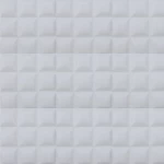 3D Panel for Walls Length 50 cm, width 50 cm, White Color