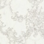Italian Wall Covering Off White Color, Length 10m, Width 1.06m, Model 85034