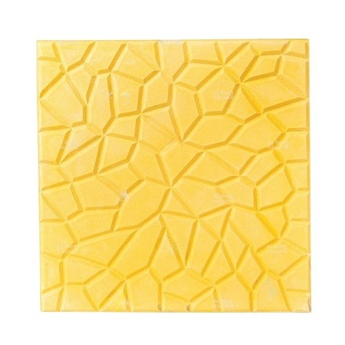 Cement Floor Tiles Classic Design 40x40 cm Thickness 4 cm Yellow | Al Sarif Building Materials