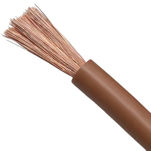 سلك نحاس مرن 70 مم2 450/750 فولت معزول PVC 90°C بني 100 ياردة | بحرة للكابلات