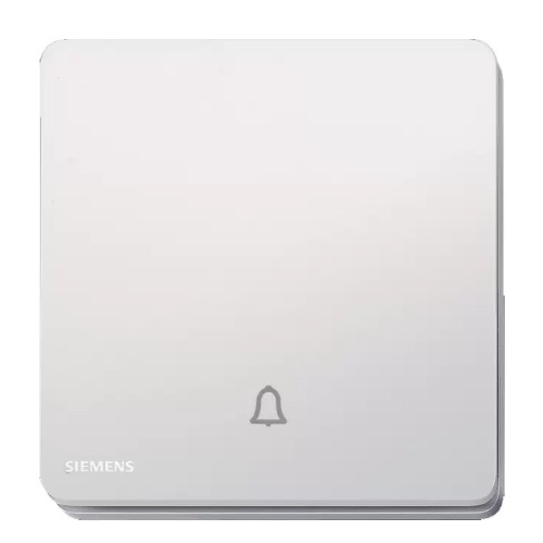 Doorbell Switch 10A 86x86mm White 250V | Siemens Delta Arina