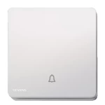 مفتاح جرس 10 امبير، ابيض، 86×86 مم، 250 فولت، ماركة سيمنز (دلتا أرينا)