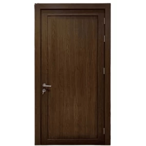 Single WPC Door Thickness 6 cm, Brown Color, Modern Design | 