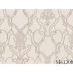 ورق جدران تصميم كلاسيك مقاس 10 م×1.06م، لون بيج فاتح، موديل 41308