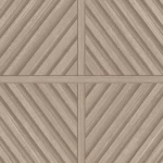 Dutch wooden wallpaper, size 10 m x 0.53 m, beige color, model 221131  