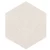 Tourmaline Hexagonal Ceramic, beige , 14 mm Thickness, Size 58.5 × 67.5 cm