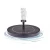 Solar powered fountain, Modern Design, Dark Gray , dimensions 6×17×17 cm, 220V, Product Code JT-180-1.4BL