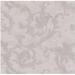 Italian classic wall Covering, size 10 m x 0.73 m, pale gray color, model 56924  