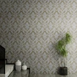 Wallpaper Dark Brown, Classic Design, Size 10m x 50cm