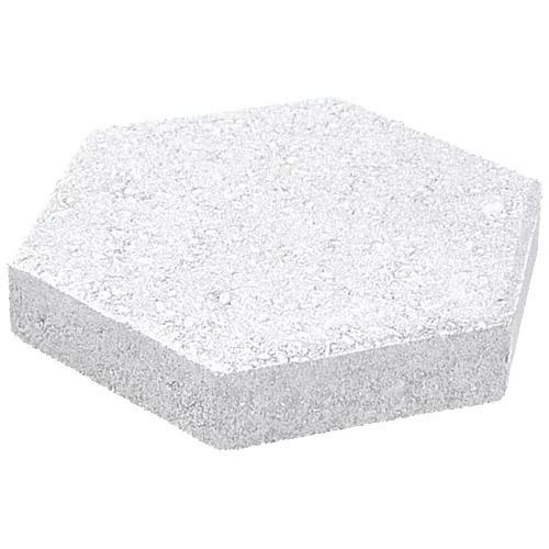 بلاط رصف انترلوك، أبعاد 20×23 سم، سماكة 8 سم، تصميم سداسي، لون أبيض | Al Wasd Industrial