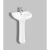 Ceramic Floor Base Washbasin Size 40 cm
