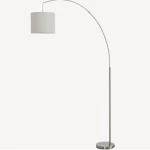 Modern Floor Lamp, White Color, Size 176x38x124 cm