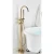 Golden Floor Bath Mixer