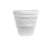 Plastic transplant pot medium oval Al Zamil Made of  polyethylene Colour white