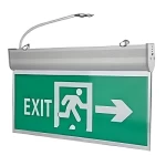 Exit Sign Board (Right, Left) Single Face Acrylic, with Green LED Light