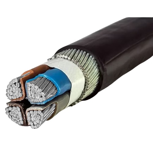 70mm 4 Core 0.6/1kV Stranded Aluminum XLPE Insulated SWA Armoured Cable, 500 m | Bahra Cables