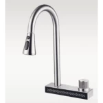 Sink Mixer Pluto Brand, Shinny Silver Color
