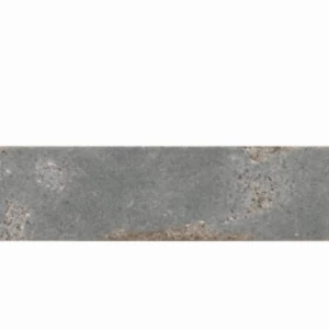 بورسلان Vibrant بلاط 7×28 سم، سماكة 8.5 مم، سطح لامع رمادي