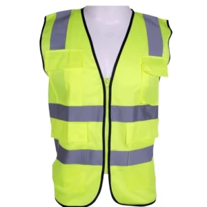 Safety Vest Phosphorescent Yellow, Size M, Weight 1 kg | Muedda Store