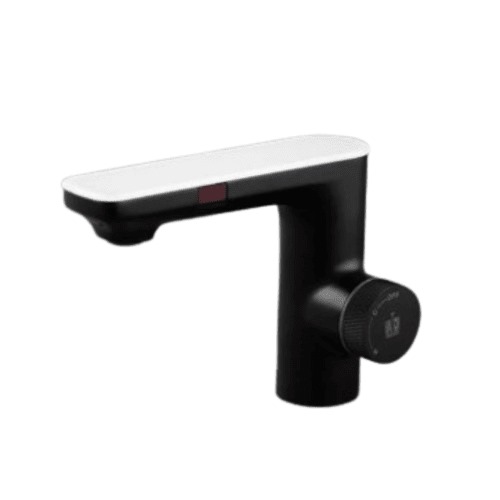 Washbasin Faucet Height 11 cm, Matte Black And White | Hatch Company