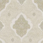 ورق جداري ايطالي مقاس 10 م×1.06 م، لون بيج فاتح، موديل 83403