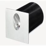 Shadow Wall Light, Black Color, Size 8 x 8 x 9.7 cm