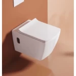 White Wall Mounted Water Closet, Size 18 cm