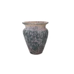 Flower vase, ceramic, length 90 cm, width 74 cm, blended colors