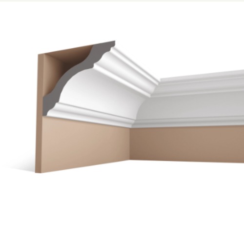 PU Foam Ceiling Accessories Size 244x9.5x9.5 cm White | Zakharef Company