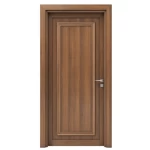 أبواب بريميوم بتصميم فاخر، لون بني، مقاس 235 × 115 سم، سمك 6 سم، موديل EX07