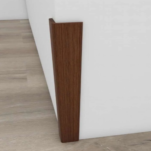 زوايا جدارية فايبر بأبعاد 240×3×3 سم، لون بني | خط  الفخامة