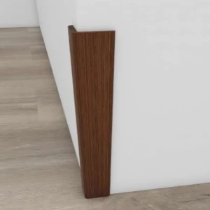 زوايا جدارية فايبر بأبعاد 240×3×3 سم، لون بني | خط  الفخامة