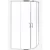 Glass Shower Cabin with Square Shower Tray Size 110×200 cm | Abyat Company