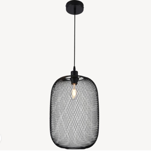 Ceiling Pendant Light 32x32x32 cm, Black Color | Abyat Company