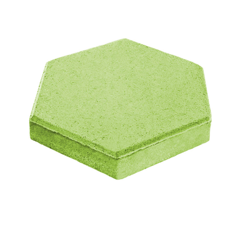 Hexagonal Interlock Paver Tile 8 cm Thickness, Green Color | AL ARMAK COMPANY