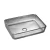 Counter Top Clear Glass Wash Basin 46x33x10.5 cm | Abyat Company - Image 2