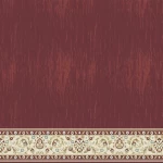 Decorated Mosque Carpet, Synthetic Wool, red color, Islamic Pattern, Model Al maqam 