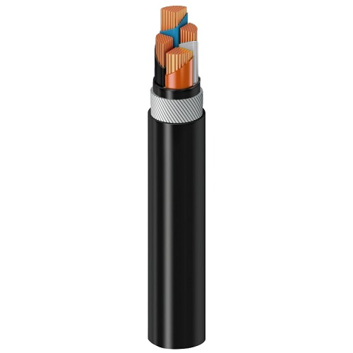 كيبل 4×185 ملم نحاس مجدول عزل XLPE، مسلح SWA، جهد 600/1000 فولت | شركة الفنار