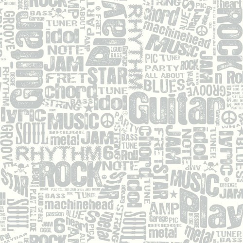 American Wall Covering for Youth and Children 10m x 0.53m Gray, Model GK8828 | Balbaid Decor Company