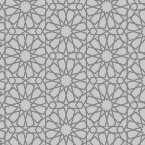 ورق حائط نقشات طول 15.6 م × عرض 100 سم لون رمادي | خط  الفخامة