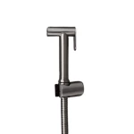 Stainless Steel 304 Bidet Faucet, Equipped with 1.2m Hose, Matte Nickel Color, Dimensions 5.65 × 10.1 × 120 cm, Pressure 15 Bar