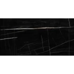 Glossy porcelain flooring, length 120 cm, width 60 cm, black color