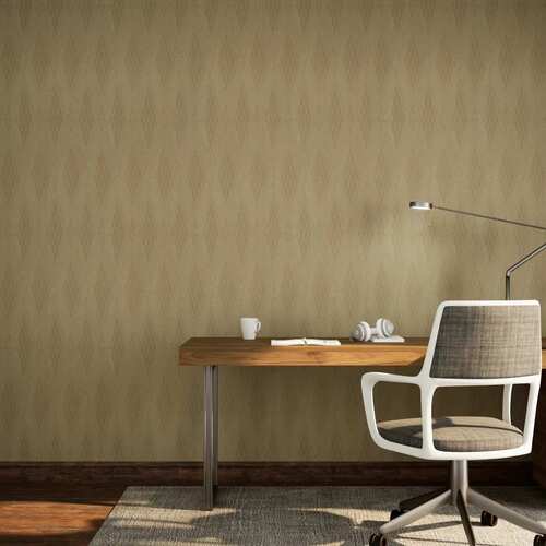 Geometric Wall Covering Light Brown, 10m Length, 50cm Width | GF62080