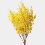زهور صناعية نوستالجيا، لون اصفر، طول 38 سم