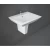 Half Pedestal Washbasin, Height 13 cm, Size 58x47cm, White | Rak Ceramics