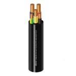 Multicore cable solid copper five cores  Alfanar Size 1 mm² 300/500 Volt length 1000 meter Colour Black