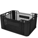 حاوية بلاستيك HDPE لحفظ المعدات، مقاس 51×39×24 سم، أسود، موديل 70QAR